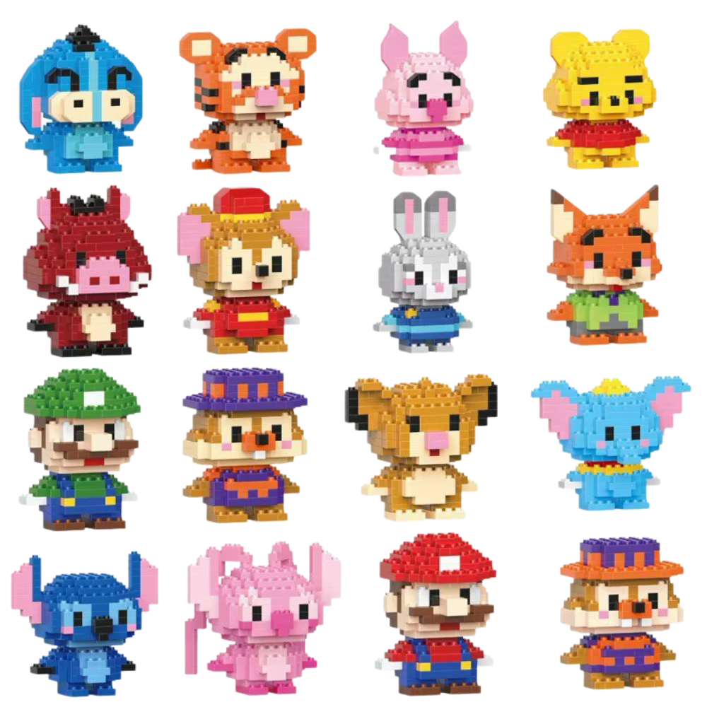 DIY Cartoon Building Blocks