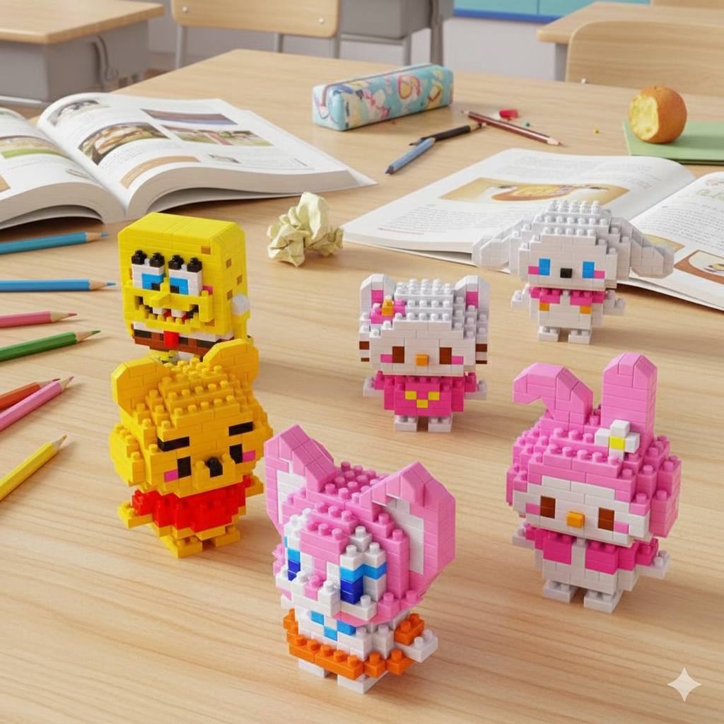 DIY Cartoon Building Blocks