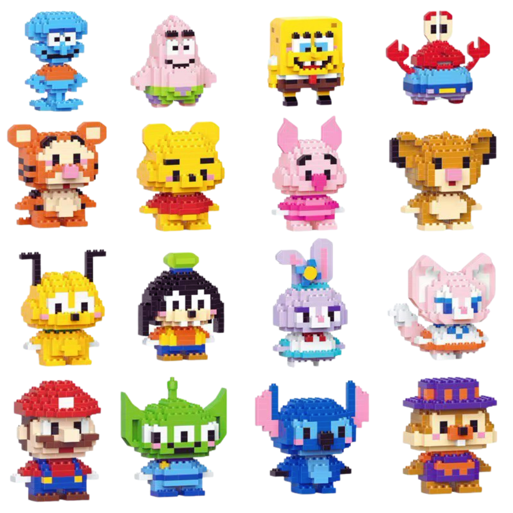 DIY Cartoon Building Blocks